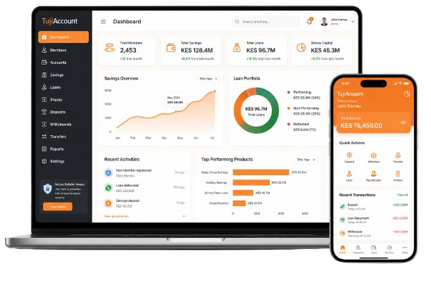 TujiAccount Dashboard